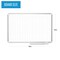 Mastervision 12"x24" Magnetic Planning Dry Erase Board, Aluminum Frame CR0830830 - alternate 2